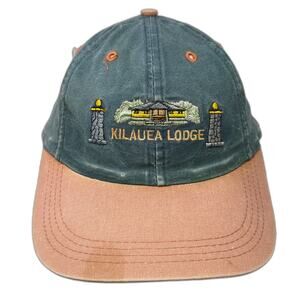 Sportcap Green Orange Baseball Cap One Size Kilauea Lodge Hawaii Two Tone Hat